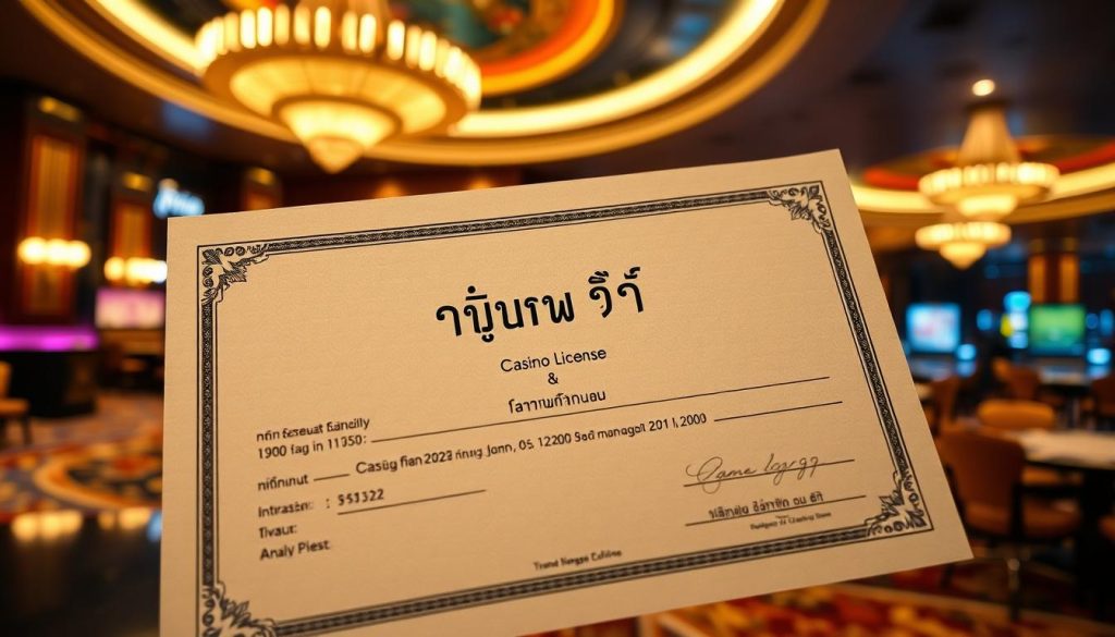 ใบอนุญาตคาสิโน